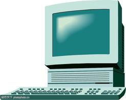 电脑0021 现代办公与IT产品图库中的核心设备